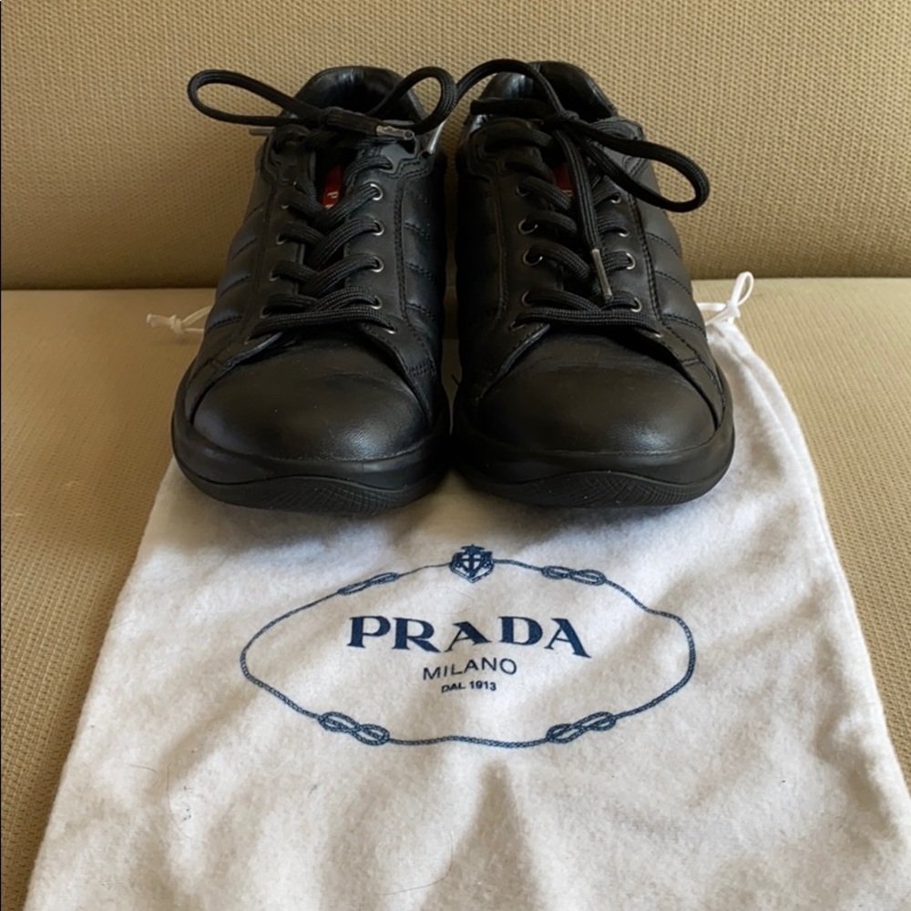 Black Prada Sport sneakers
